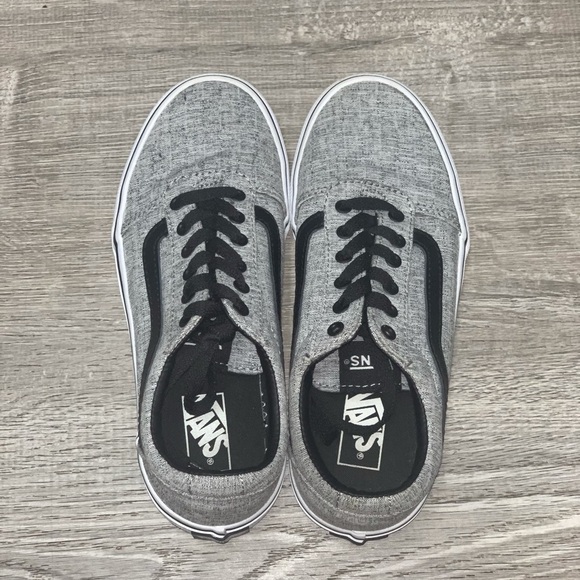 Vans classic black & gray Gs - Picture 4 of 8